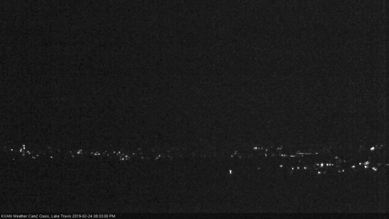 Lake Travis webcam, February 24, 2019 7:35 PM CT