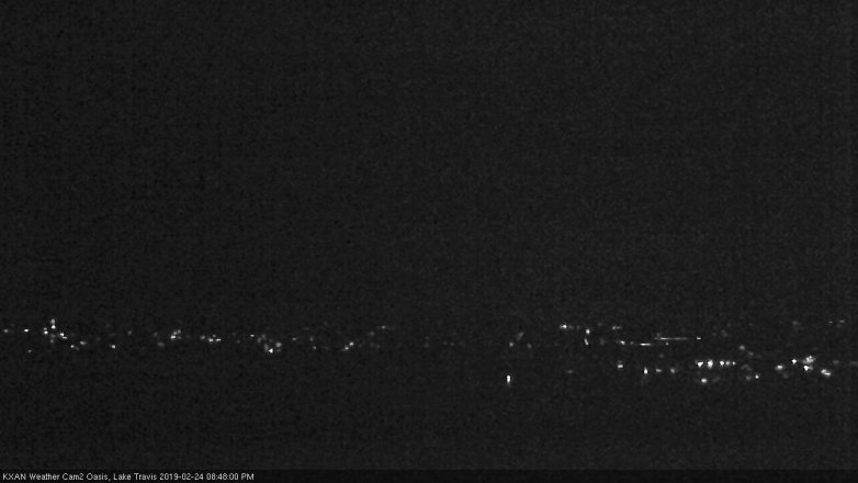 Lake Travis webcam, February 24, 2019 7:50 PM CT