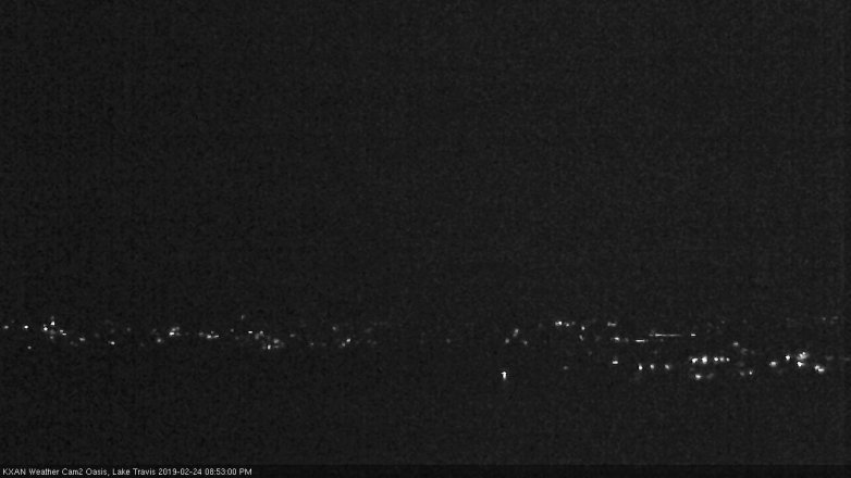 Lake Travis webcam, February 24, 2019 7:55 PM CT