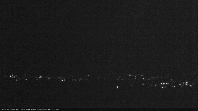 Lake Travis webcam, February 24, 2019 8:25 PM CT