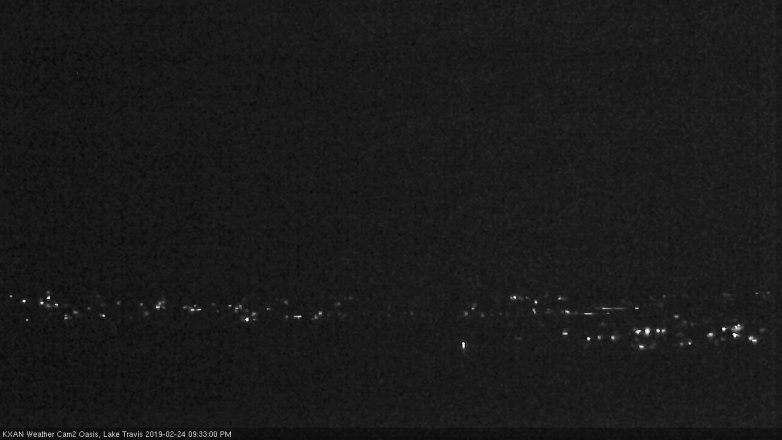 Lake Travis webcam, February 24, 2019 8:35 PM CT