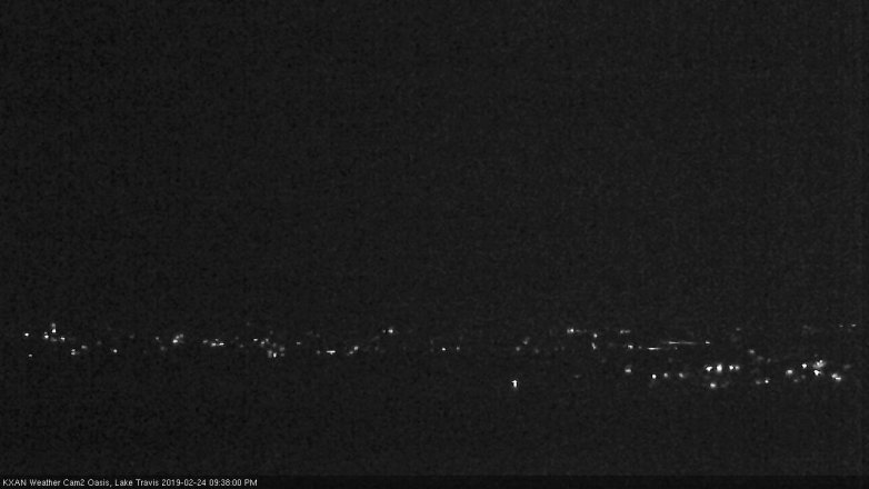 Lake Travis webcam, February 24, 2019 8:40 PM CT