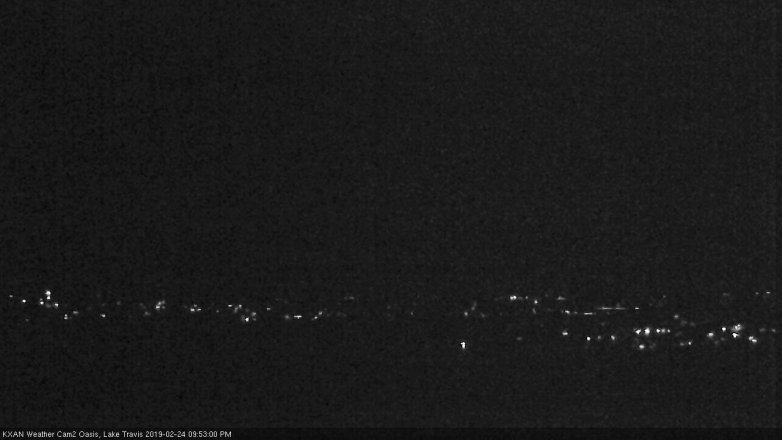 Lake Travis webcam, February 24, 2019 8:55 PM CT