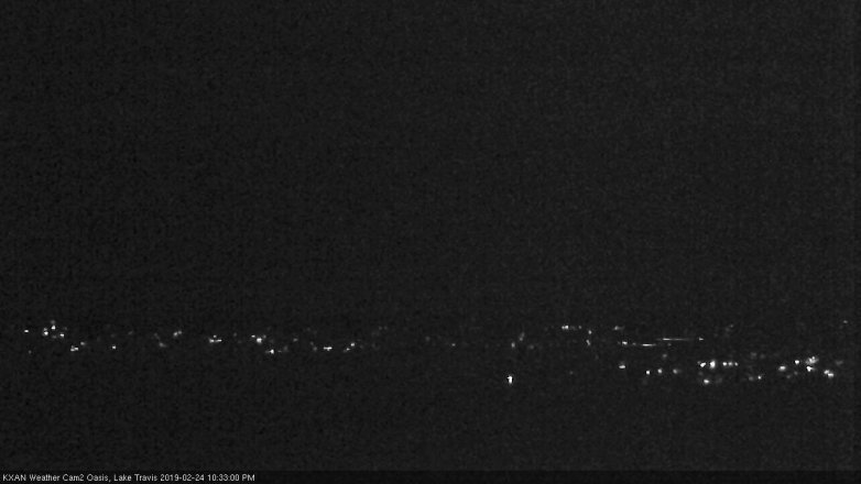 Lake Travis webcam, February 24, 2019 9:35 PM CT