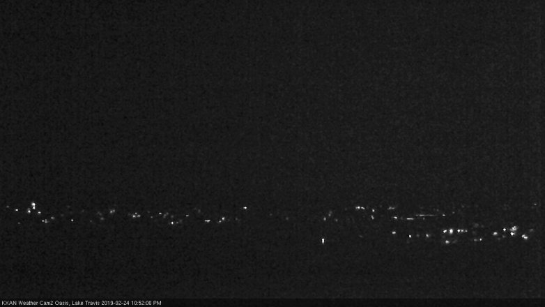 Lake Travis webcam, February 24, 2019 9:55 PM CT