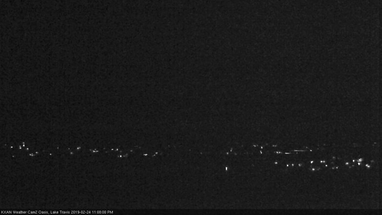 Lake Travis webcam, February 24, 2019 10:10 PM CT