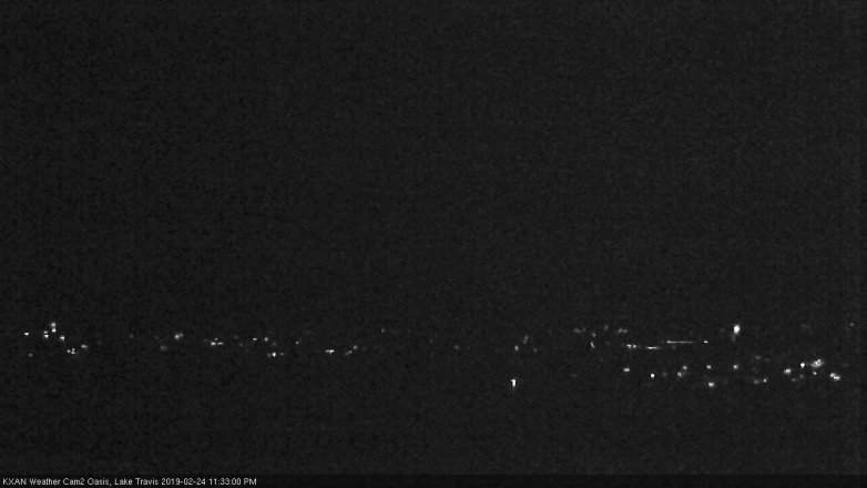 Lake Travis webcam, February 24, 2019 10:35 PM CT