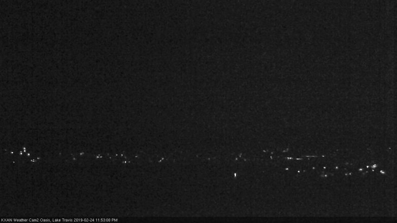 Lake Travis webcam, February 24, 2019 10:55 PM CT