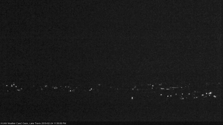 Lake Travis webcam, February 24, 2019 11:00 PM CT