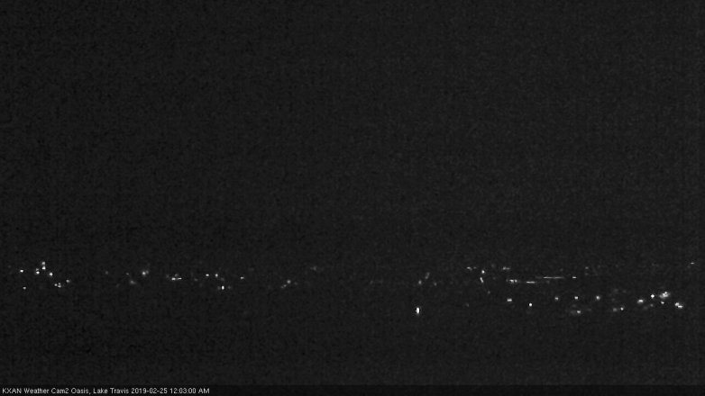 Lake Travis webcam, February 24, 2019 11:05 PM CT