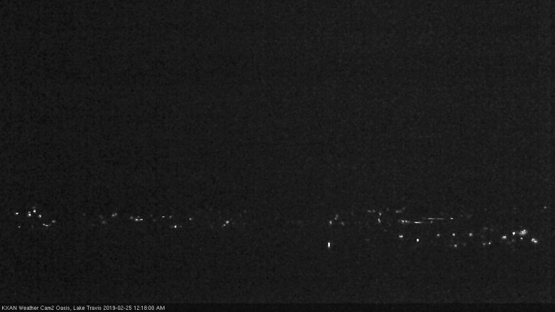 Lake Travis webcam, February 24, 2019 11:20 PM CT