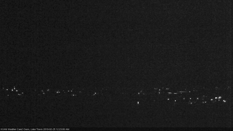Lake Travis webcam, February 24, 2019 11:25 PM CT
