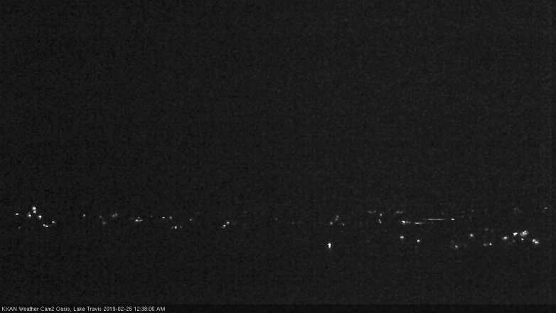 Lake Travis webcam, February 24, 2019 11:40 PM CT