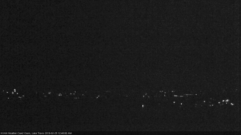 Lake Travis webcam, February 24, 2019 11:50 PM CT