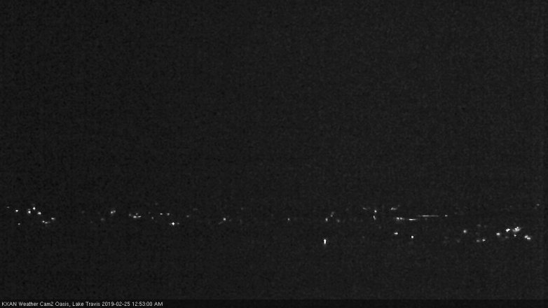 Lake Travis webcam, February 24, 2019 11:55 PM CT