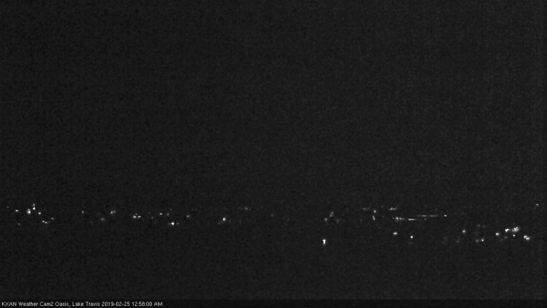 Lake Travis webcam, February 24, 2019 12:00 AM CT