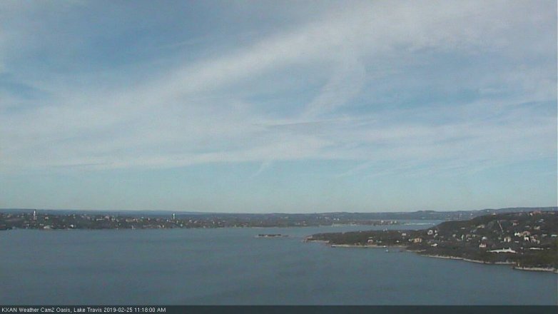 Lake Travis webcam, February 25, 2019 10:20 AM CT