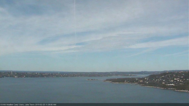 Lake Travis webcam, February 25, 2019 10:40 AM CT
