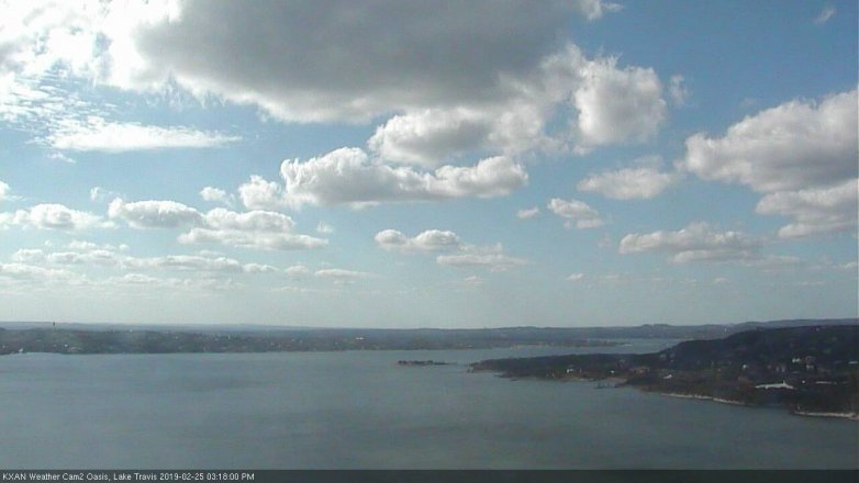 Lake Travis webcam, February 25, 2019 2:20 PM CT