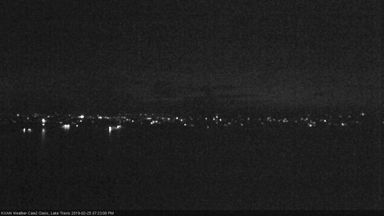 Lake Travis webcam, February 25, 2019 6:25 PM CT