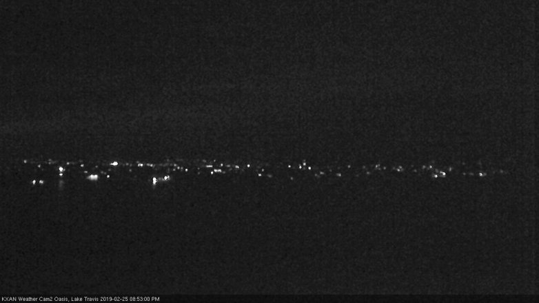 Lake Travis webcam, February 25, 2019 7:55 PM CT