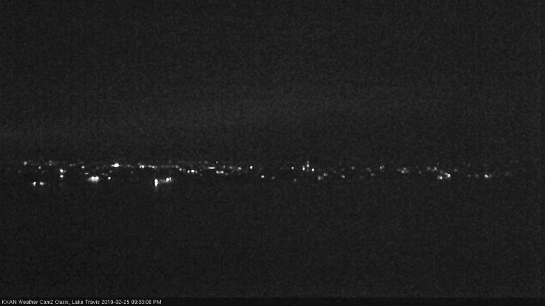 Lake Travis webcam, February 25, 2019 8:35 PM CT