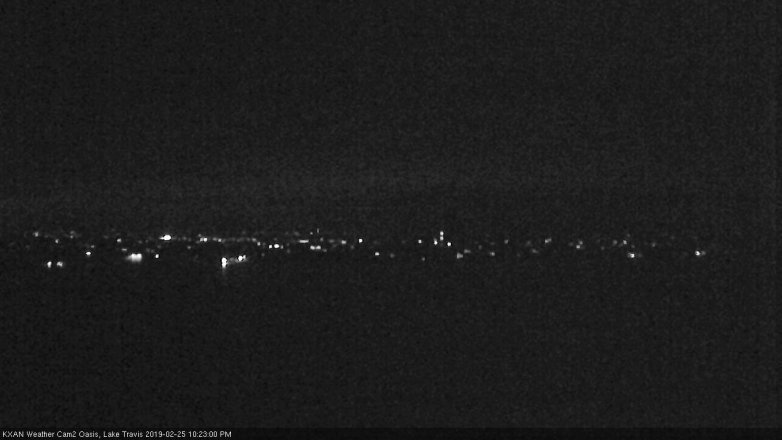 Lake Travis webcam, February 25, 2019 9:25 PM CT