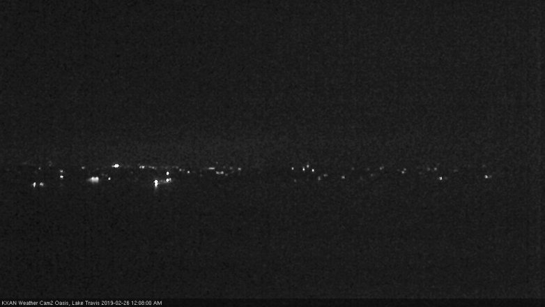 Lake Travis webcam, February 25, 2019 11:10 PM CT