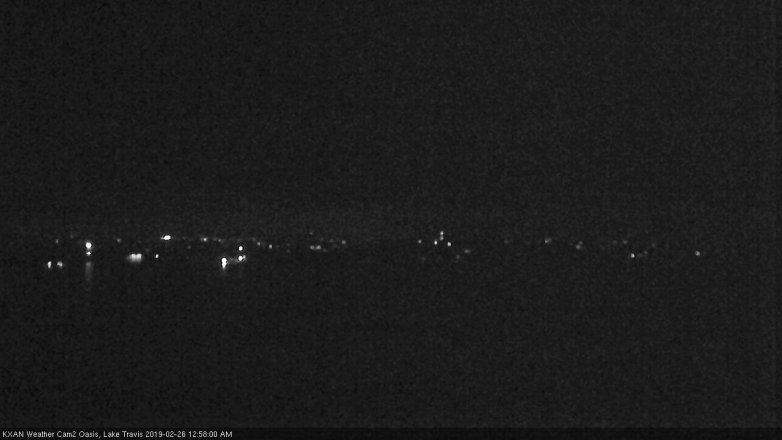 Lake Travis webcam, February 25, 2019 12:00 AM CT