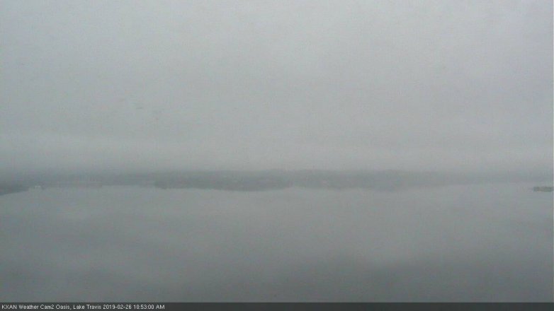 Lake Travis webcam, February 26, 2019 9:55 AM CT