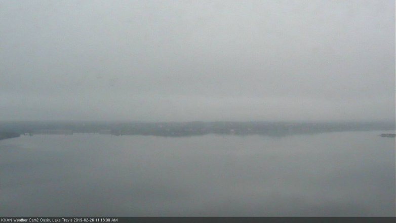 Lake Travis webcam, February 26, 2019 10:20 AM CT