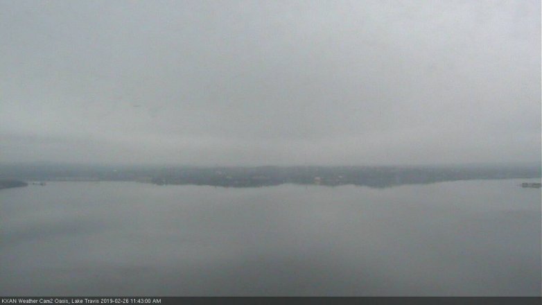 Lake Travis webcam, February 26, 2019 10:45 AM CT
