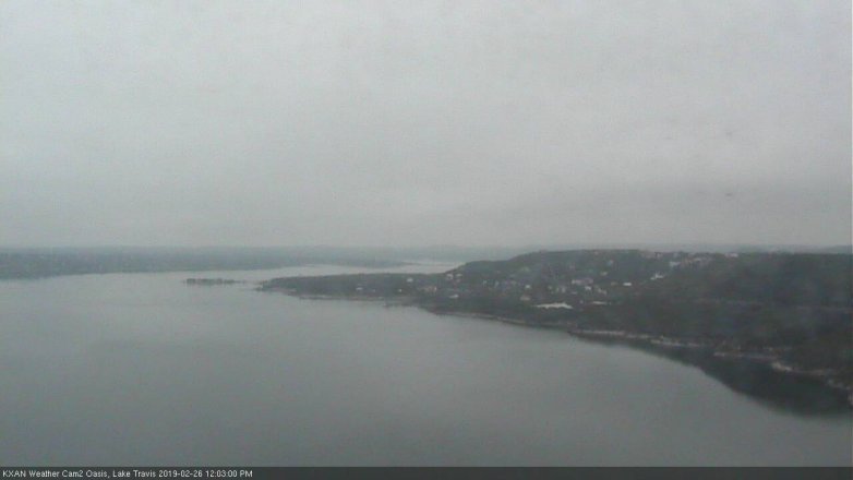Lake Travis webcam, February 26, 2019 11:05 AM CT