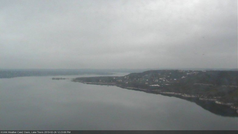Lake Travis webcam, February 26, 2019 11:25 AM CT