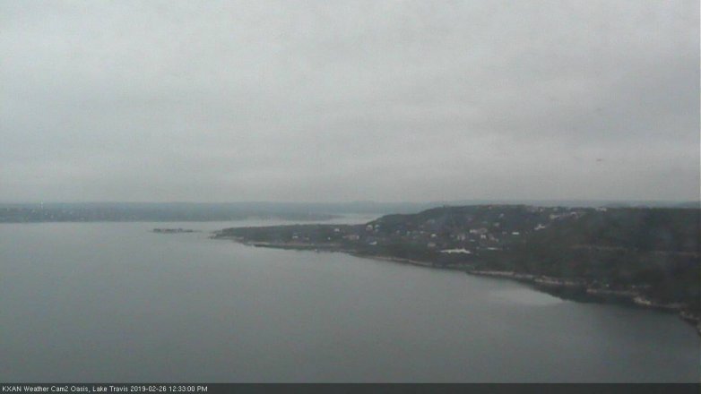 Lake Travis webcam, February 26, 2019 11:35 AM CT