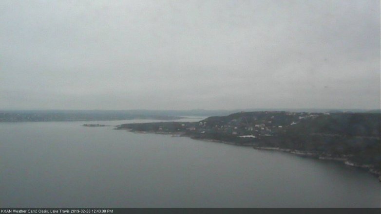 Lake Travis webcam, February 26, 2019 11:45 AM CT