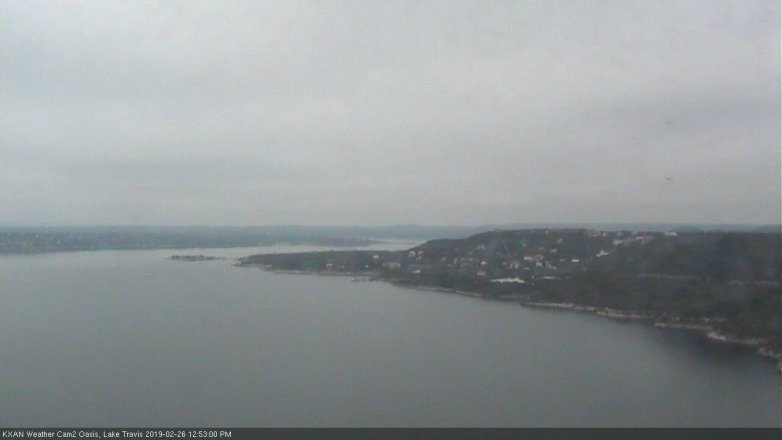 Lake Travis webcam, February 26, 2019 11:55 AM CT