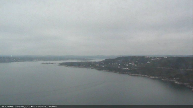 Lake Travis webcam, February 26, 2019 12:00 PM CT