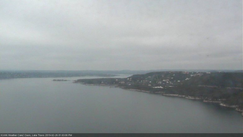 Lake Travis webcam, February 26, 2019 12:05 PM CT