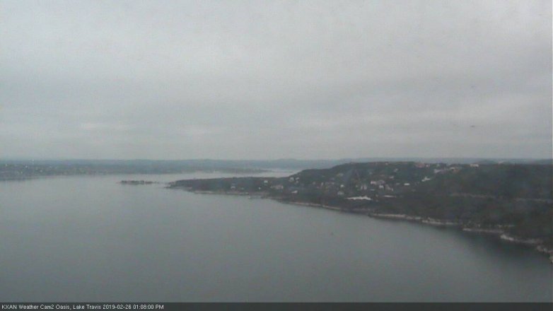 Lake Travis webcam, February 26, 2019 12:10 PM CT
