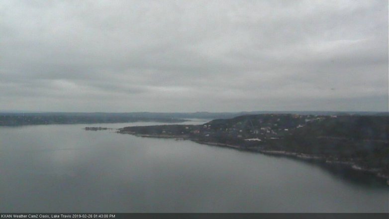 Lake Travis webcam, February 26, 2019 12:45 PM CT