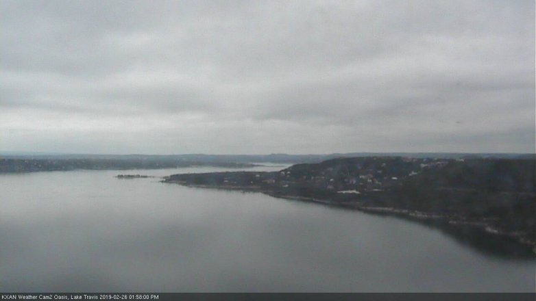 Lake Travis webcam, February 26, 2019 1:00 PM CT