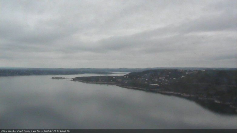 Lake Travis webcam, February 26, 2019 1:10 PM CT