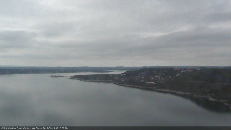 Lake Travis webcam, February 26, 2019 1:15 PM CT