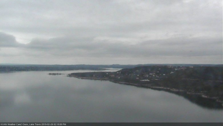 Lake Travis webcam, February 26, 2019 1:20 PM CT