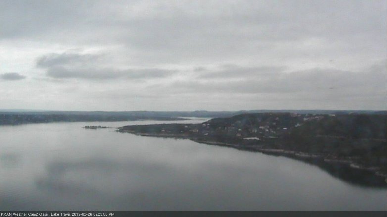 Lake Travis webcam, February 26, 2019 1:25 PM CT