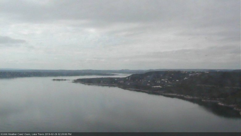 Lake Travis webcam, February 26, 2019 1:30 PM CT