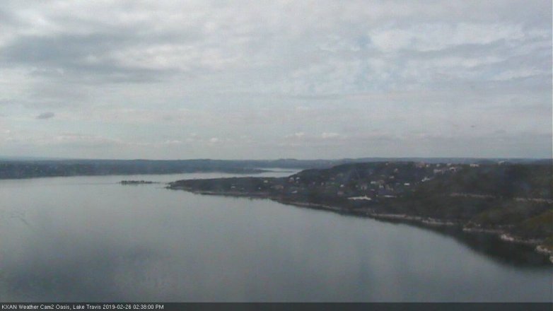 Lake Travis webcam, February 26, 2019 1:40 PM CT