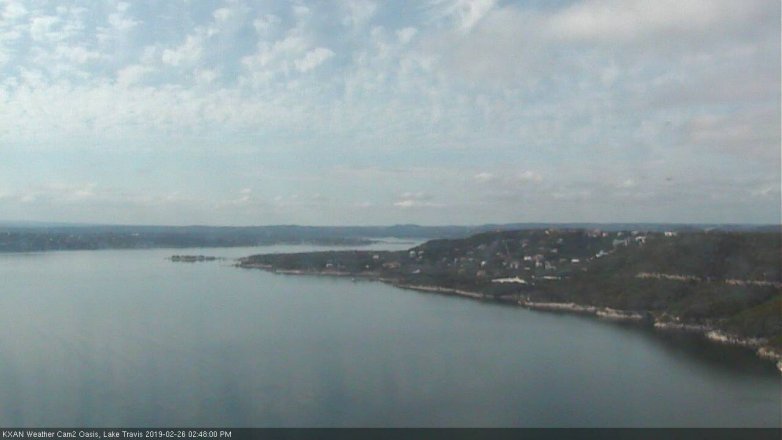 Lake Travis webcam, February 26, 2019 1:50 PM CT