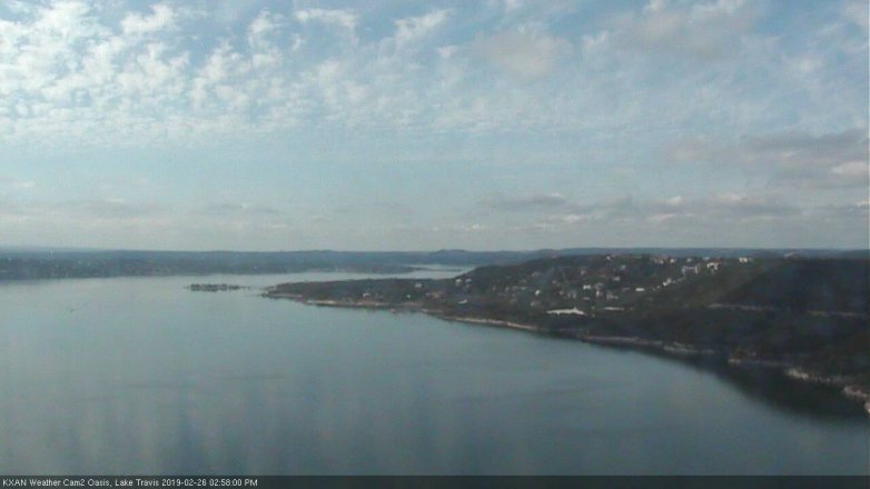 Lake Travis webcam, February 26, 2019 2:00 PM CT